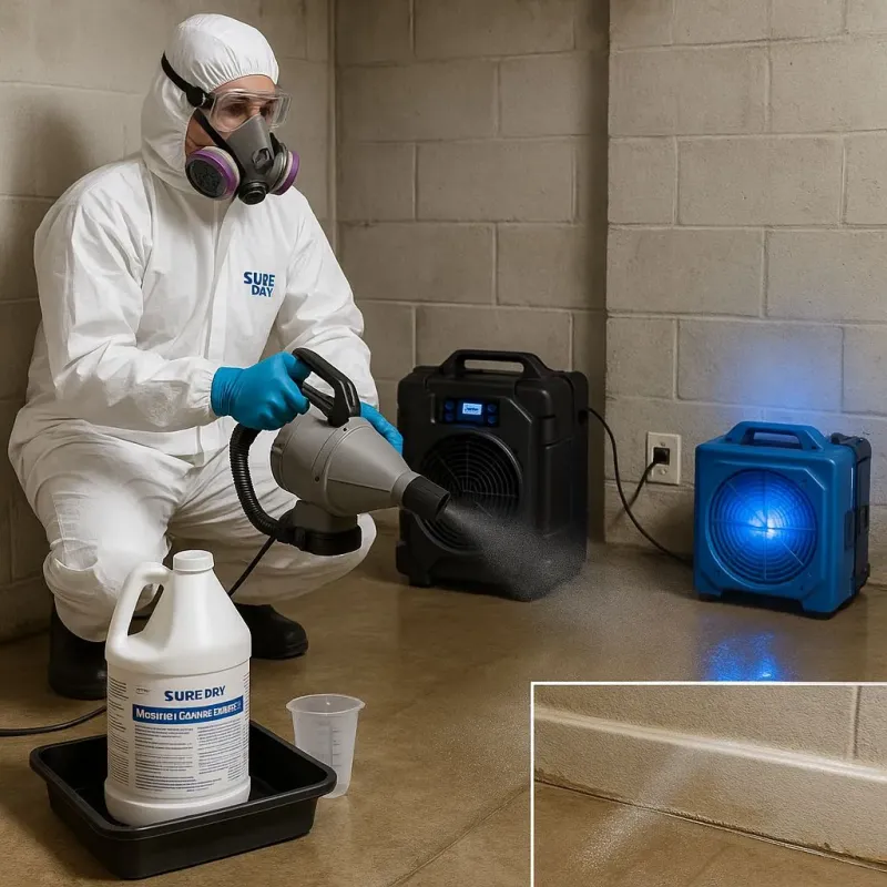 Sanitization and Odor Removal process in Roseto, PA