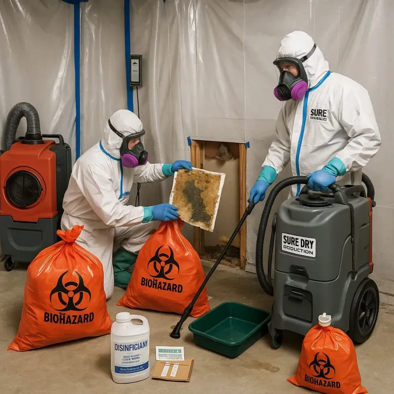 Contaminated Water Handling Protocols process in Roseto, PA