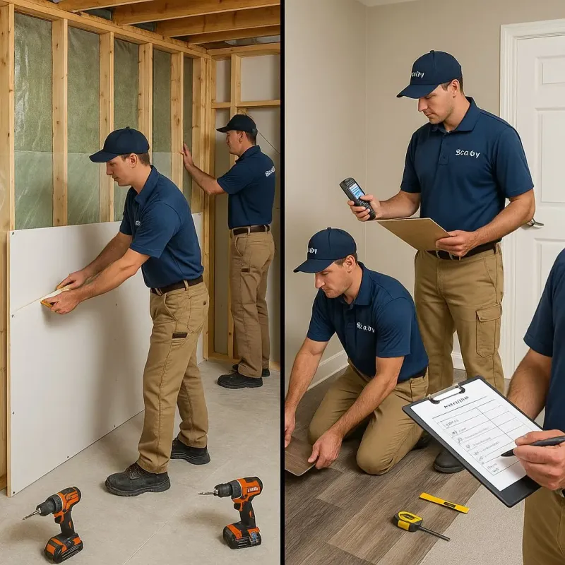 Repairs and Reconstruction process in Roseto, PA