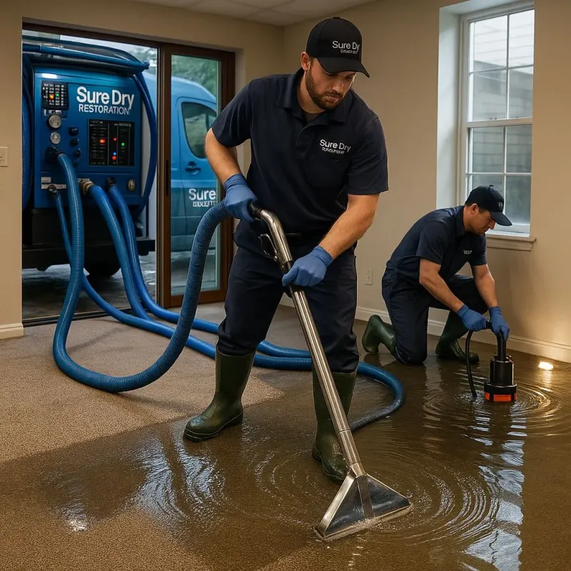 Water Extraction and Removal process in Roseto, PA